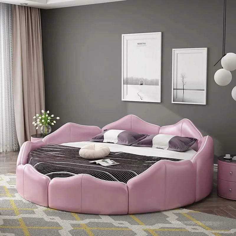 Bedrooms King Size Bed Luxury Aesthetic Two Persons Beds Wooden Frame Sleeping Muebles Para Dormitorio House Accessories