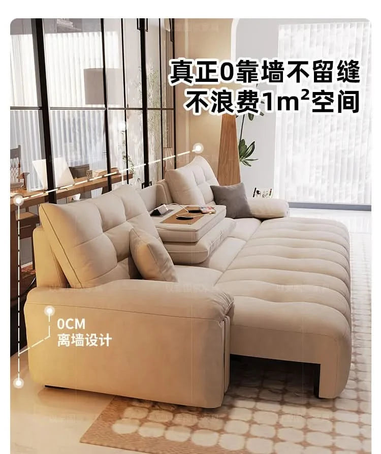 Multifunctional Lounge Electric Sofa Modern Fashion Retractable Sofa Bed Luxury Modern Full Size Frame Furniture Living Room