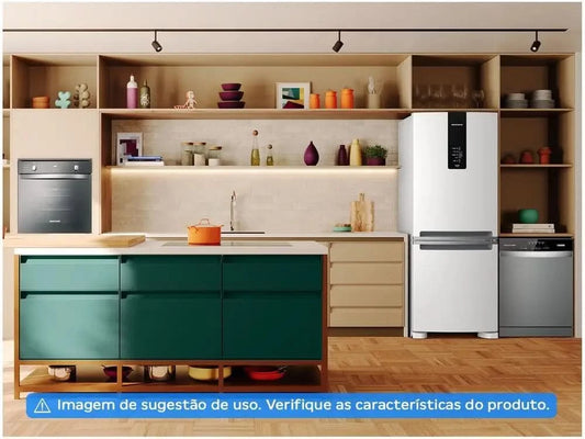 Refrigerator/Cooler Brastemp Frost Free Duplex 447L BRE57FB - 110V