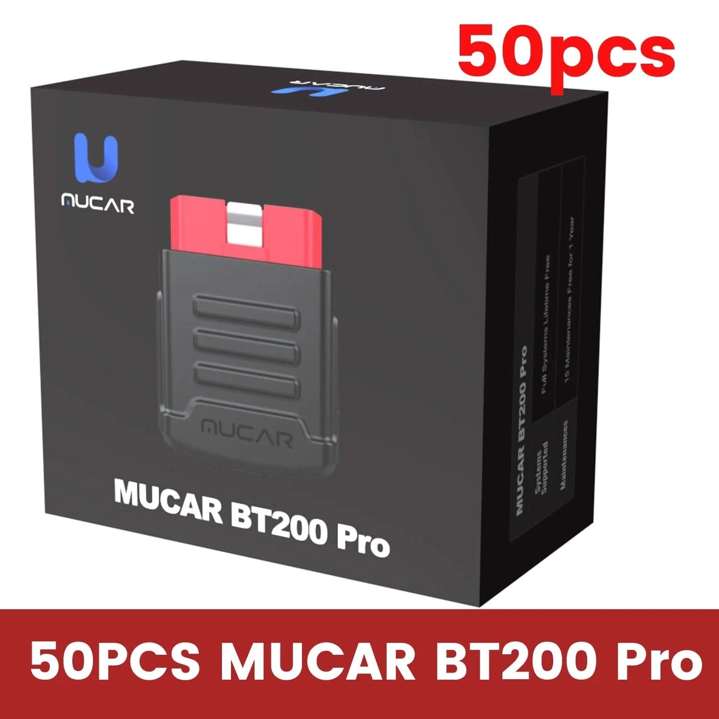 10 Stk.-100 Stk. MUCAR BT200/BT200 Pro OBD2 Diagnosegerät vollständige Systemdiagnose für alle Autos, lebenslang kostenlos, 15 Reset-Services