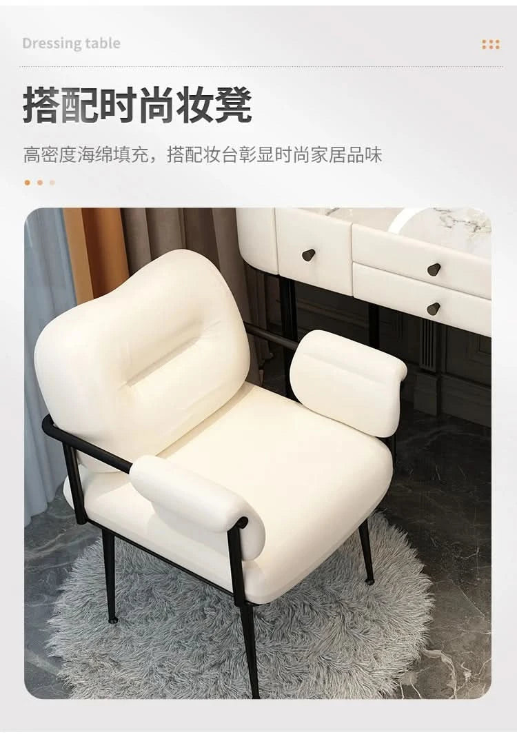 Luxury Jewelery Storage Dressing Table Glass Top Girls Unique Makeup Mirror Beauty Dressing Table Light White Muebles Decoration
