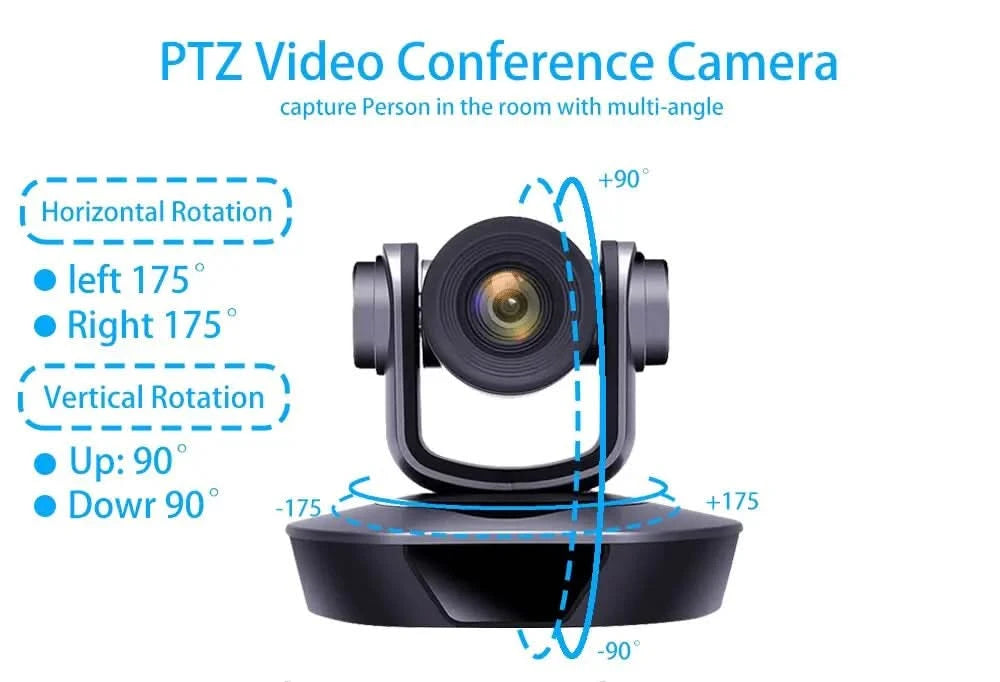 4K PTZ camera 10x 20x zoom HDMI,SDI,LAN,USB,NDI,POE,60FPS,30FPS Video conference camera Supporting church live broadcast
