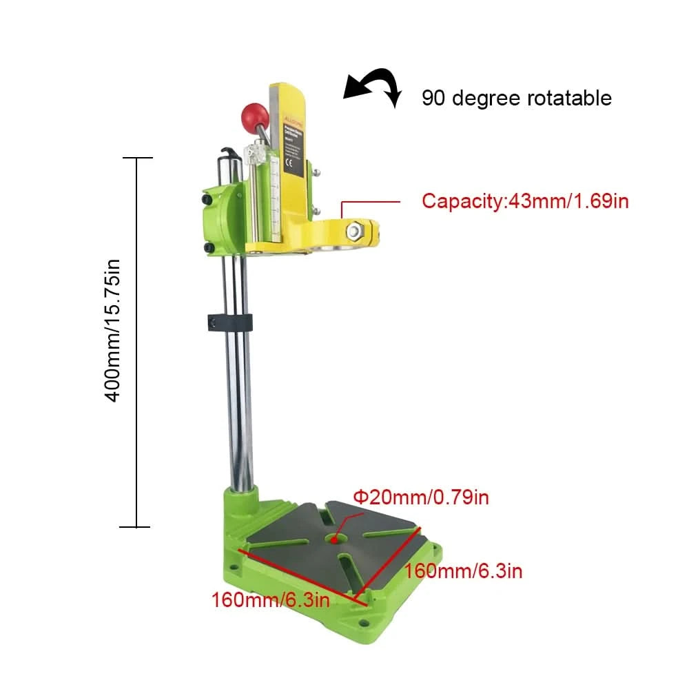 ALLSOME Drill Press Stand Mini Electric Drill Bracket