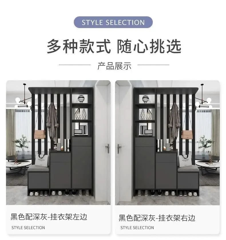 Modern simple large storage space multi-functional partition set furniture living room hall cabinetdrawer type storage Living ro