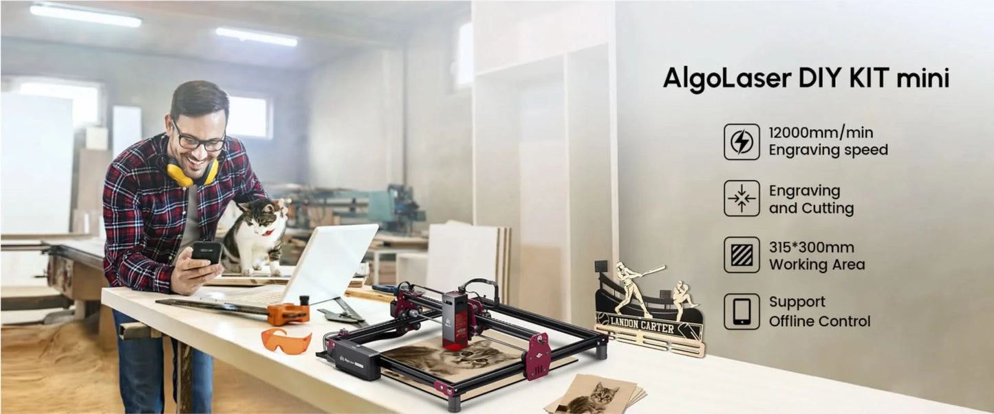Algolaser Engraver Raiser Raised Footpads Air Pump Extension Kits Honeycomb Tables Spare Parts Suitable for AlgoLaser Engraver