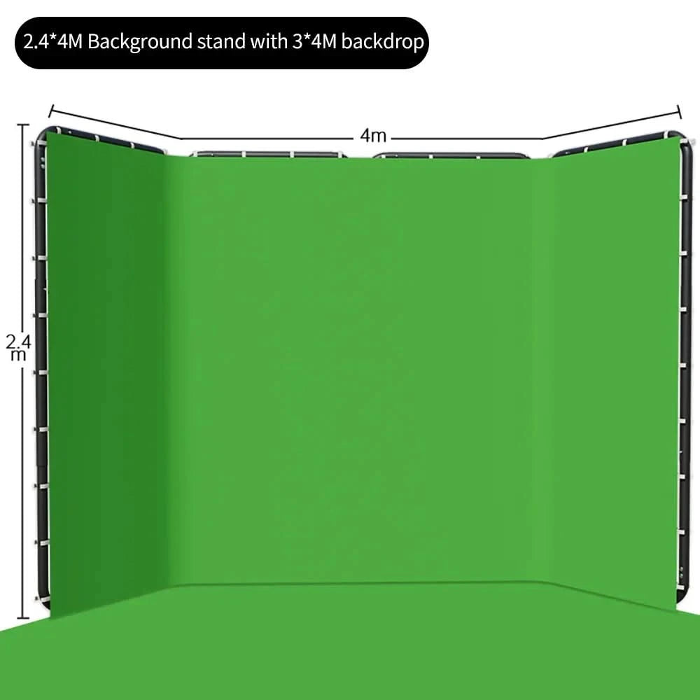 Background Stand Frame Photography Background Green Screen Wall Foldable Photo Booth Studio Background Festival Halloween Christ