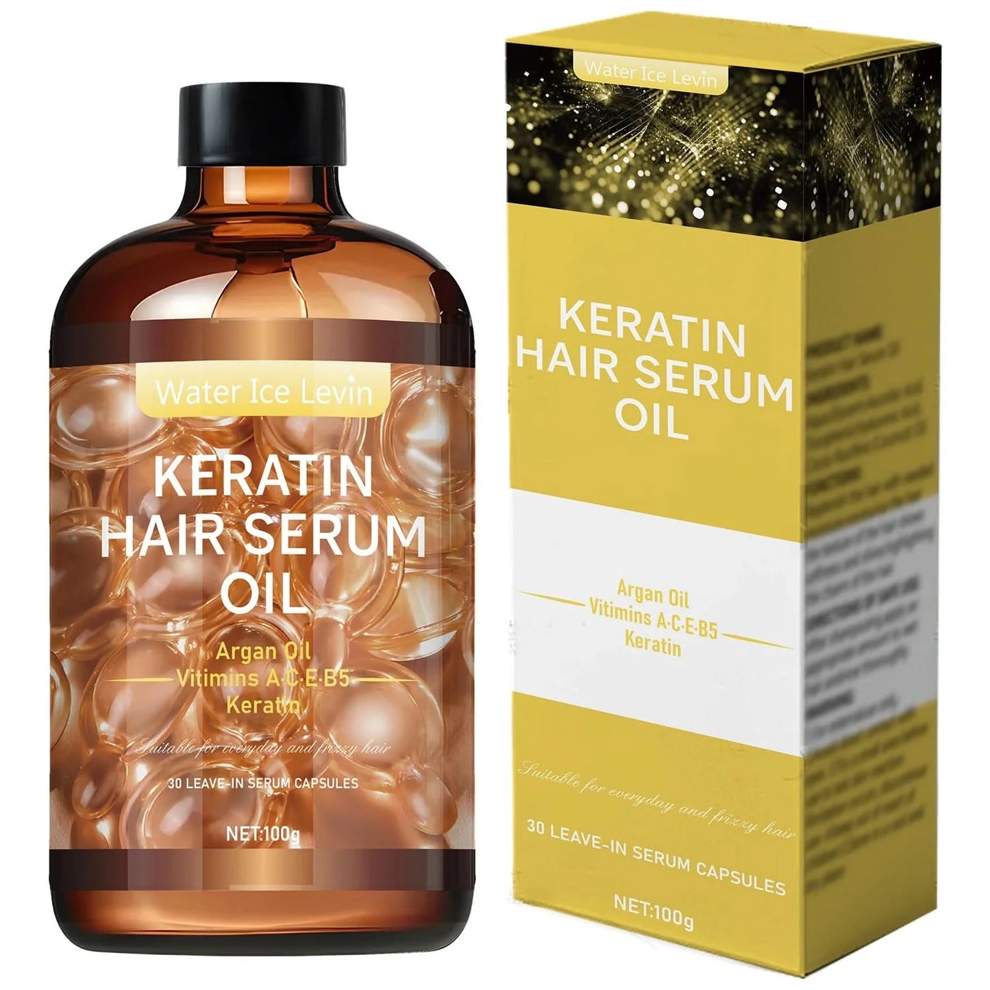 Hair Care Essential Oil, Repairs Hair Roots and Fills Cuticles and Pores, Deeply Nourishes and Locks in Moisture, Moisturizes Dry Hair
