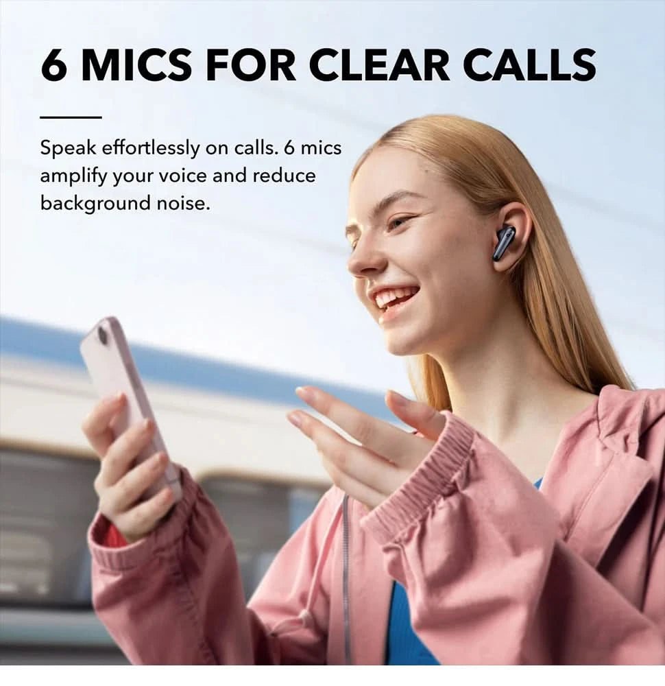 Soundcore by Anker Liberty 4 NC Wireless Noise Cancelling Earbuds Earphone Wireless Bluetooth Headphones TWS Wireless Earphones