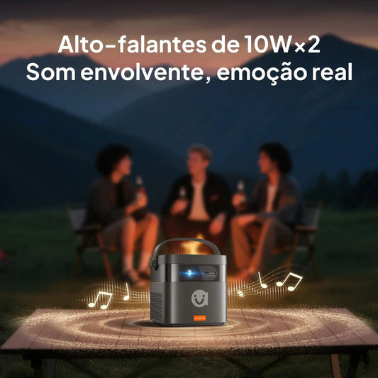 Vevshao V50 3D Portable Mini Projector 4K HD LED WiFi 1080P Movies Video DLP Home Theater Projectors With 15000mAh Battery