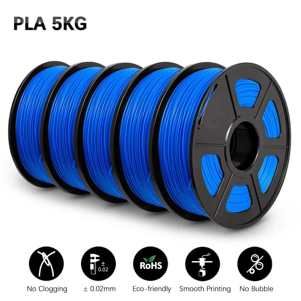 SUNLU 5KG 3D Filament High Speed PLA/PLA META/APLA/PLA MATTE 1.75mm 5Roll 1KG 3D Printer Filament for 3D Printer