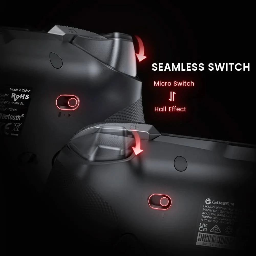 GameSir Tarantula Pro Switch 2 controller wireless gamepad with 9 mappable buttons 6-axis gyroscope Hall Effect triggers and NFC