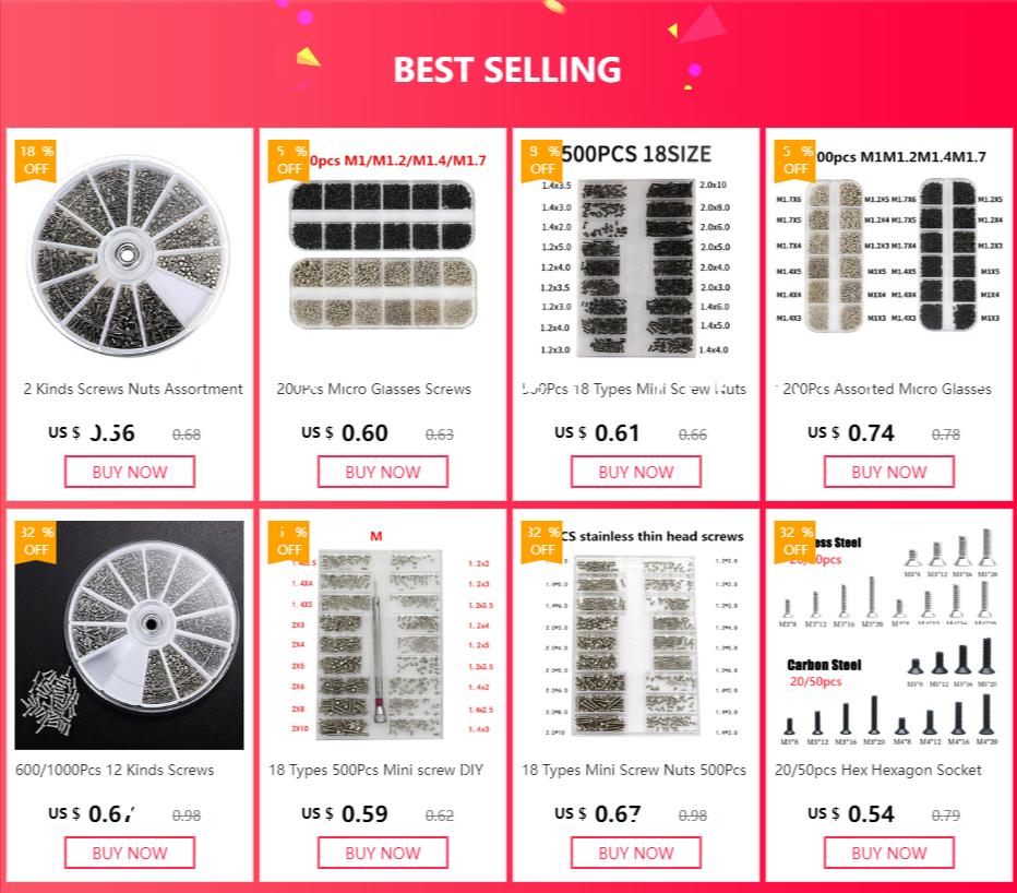 300/360Pcs M2 M2.5 M3 KM Screw Flat Head Phillips Screws Laptop Notebook Screws Set Kit For Computer Notebook Small Screw Kit