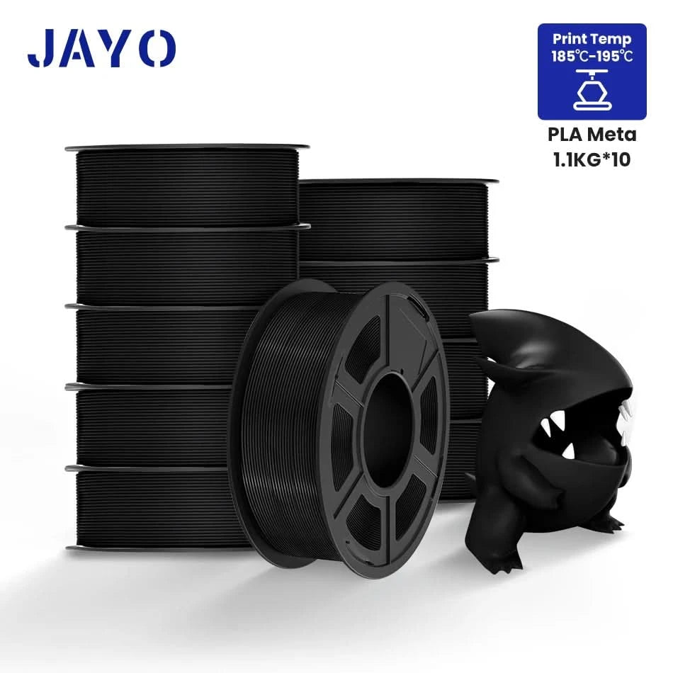JAYO PLA / ABS / PETG / Silk / ASA /TPU /PLA+ Filament 10 Rolls 3D Printer Filament 1.75MM 0.65/1/1.1KG Neatly Wound 3D Filament
