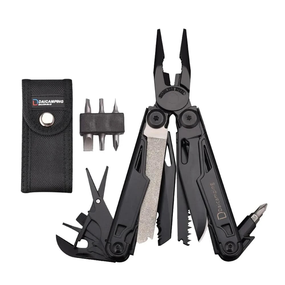 Daicamping DL12 DL1 DL3 DL8 Clip Multifunctional Clamps Folding Knife Tool Multitools Cable Camping Gear Multi Pliers Multi-tool