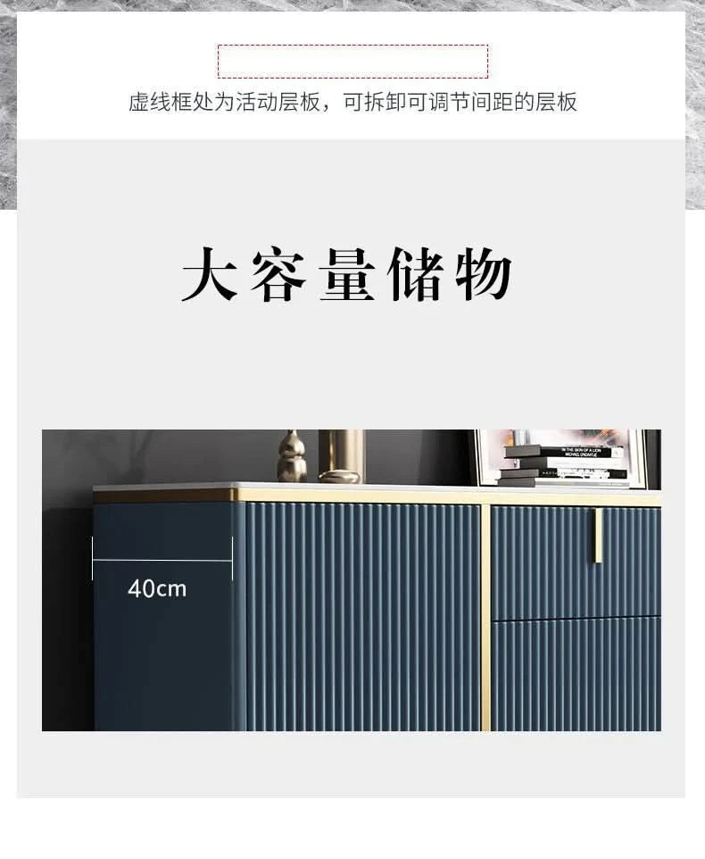 Fashion Modern  Cabinets Living Room Storage Modern Open Space Saving Display Cabinet Trendy Big Vitrina Home Furniture