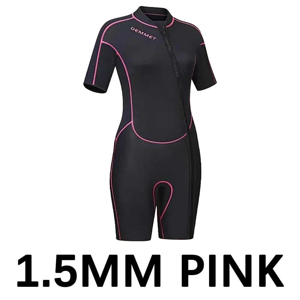 Scuba wetsuit 1.5MM-3MM One-piece neoprene Men Women Full Body Wetsuit Sunscreen White Warm Swimsuit Swimming Surfing Snorkeling