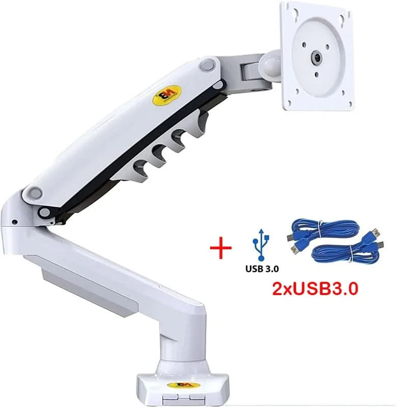 F80 Gas Spring 17-30 inch Desktop LED LCD Monitor Mount Holder Arm Ergonomic Gas Strut Flexi Mount Load 2~9kgs