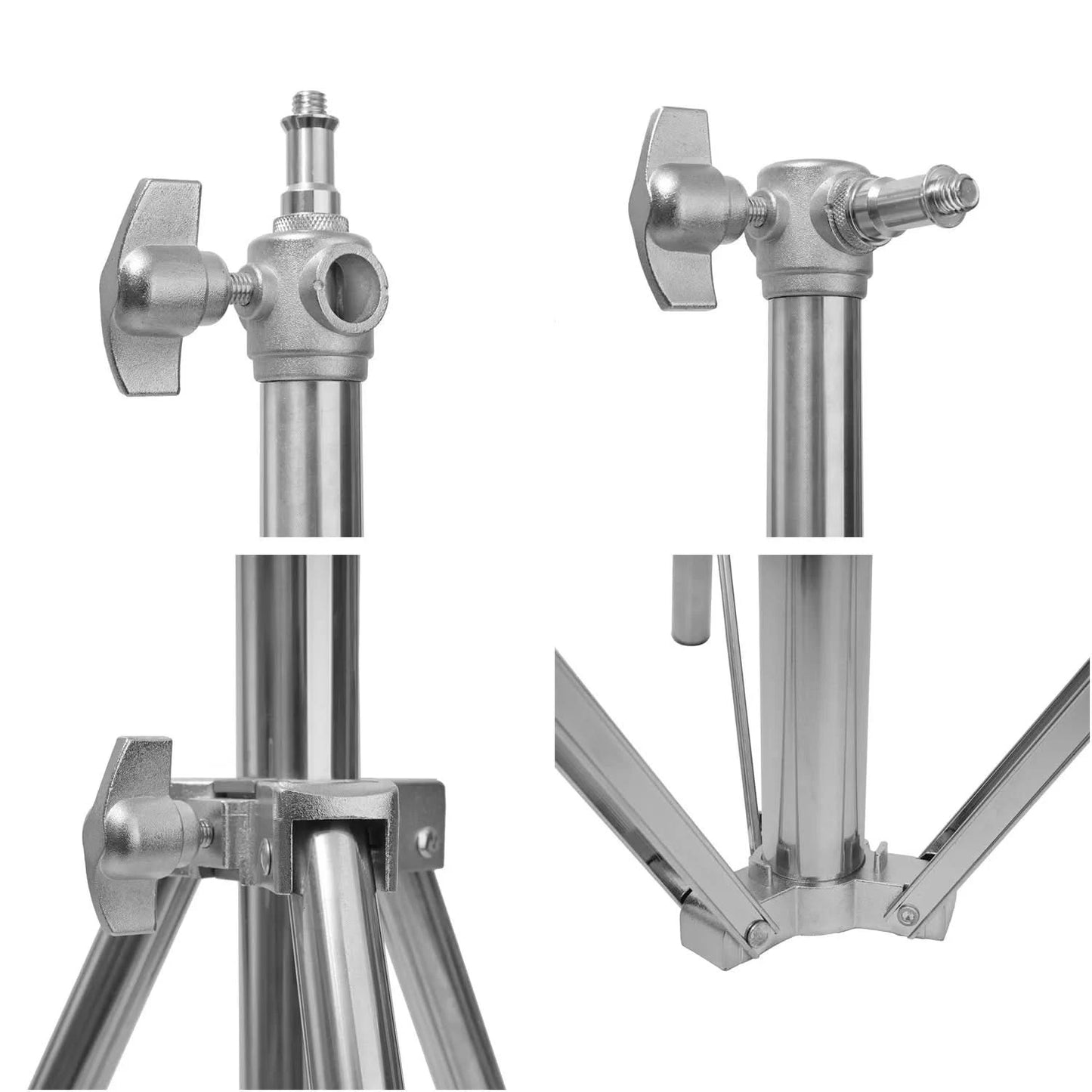 280cm Stainless Steel Photo Heavy Duty Rack Video Studio Tripod Big Strong Support Stand For Photography Softbox Flash Spot Lamp