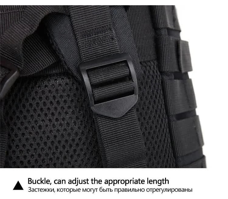 45L Man Tactical Backpacks Traveling Bags Outdoor 3P School Pack EDC Molle Pack For Trekking Hunting Bag camping equipment