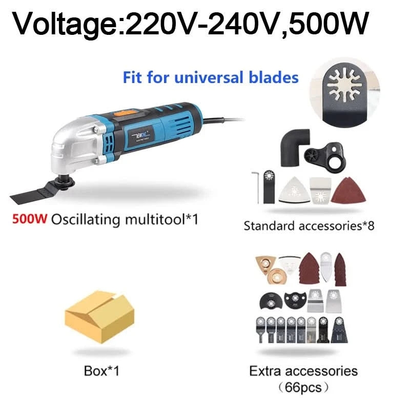 Cordless Anti-Vibration Oscillating Multi Tool Electric Renovation Power Tool  Multi-function Machine For Makita 18V Battery