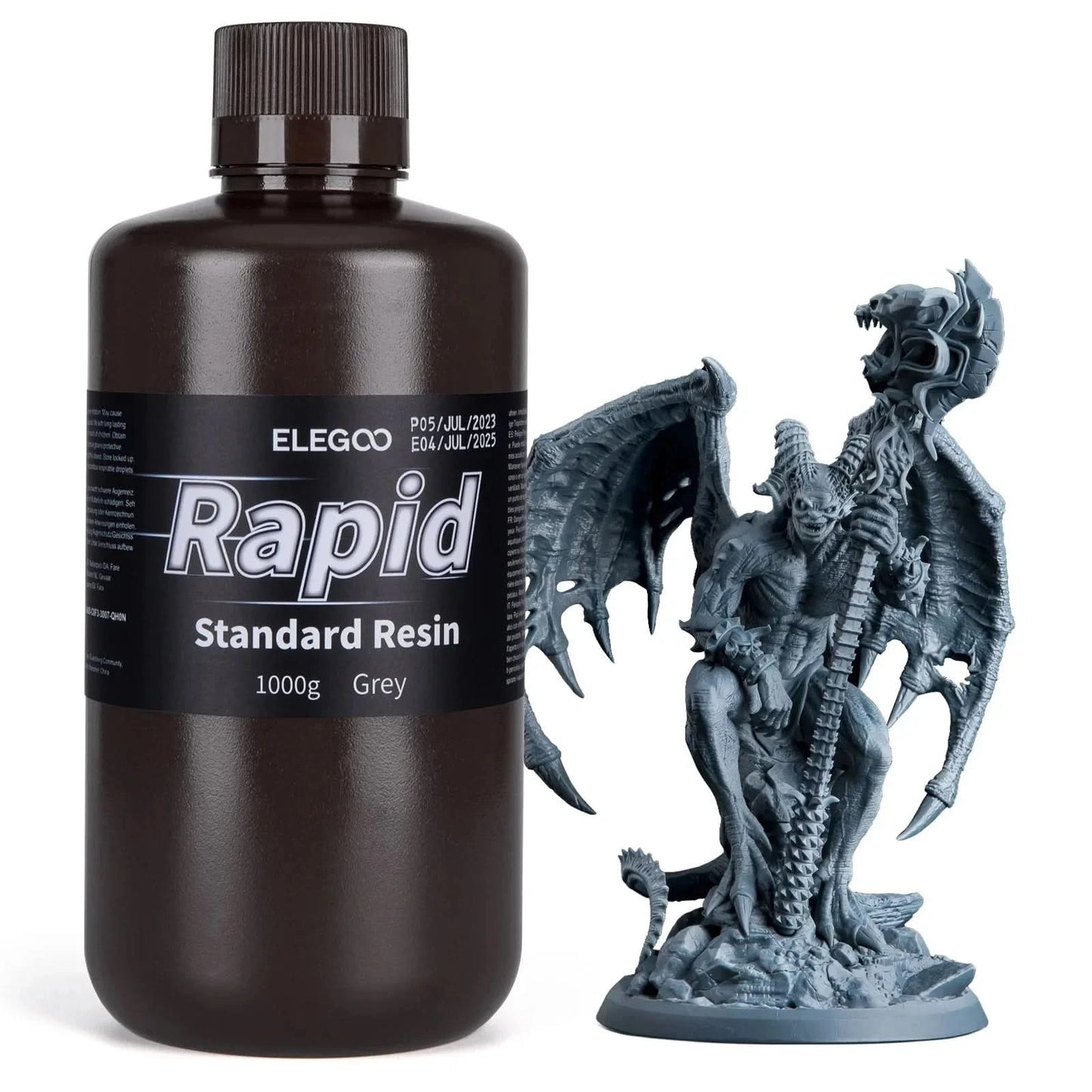 Elegoo 1KG/2KG/4KG UV Resin 2.0 For 3D Printer SATURN 3 ULTRA 3D Printing Material UV Resin Normal 1kg Liquid Bottle