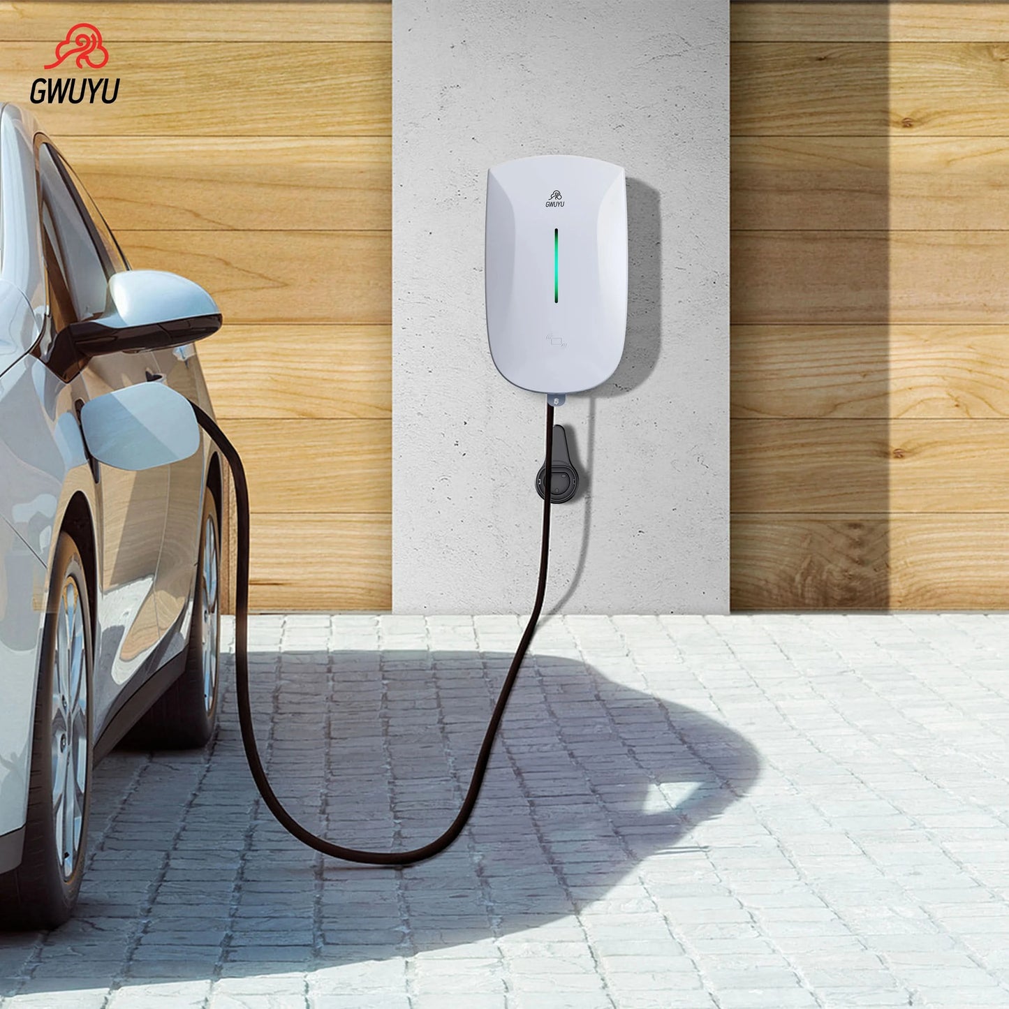 Wallbox EV Charger 32A 7KW 16A 11KW 22KW 3Phase Electric Vehicle Charging Station Type2 IEC62196-2 Socket 5m Cable Plug and Play