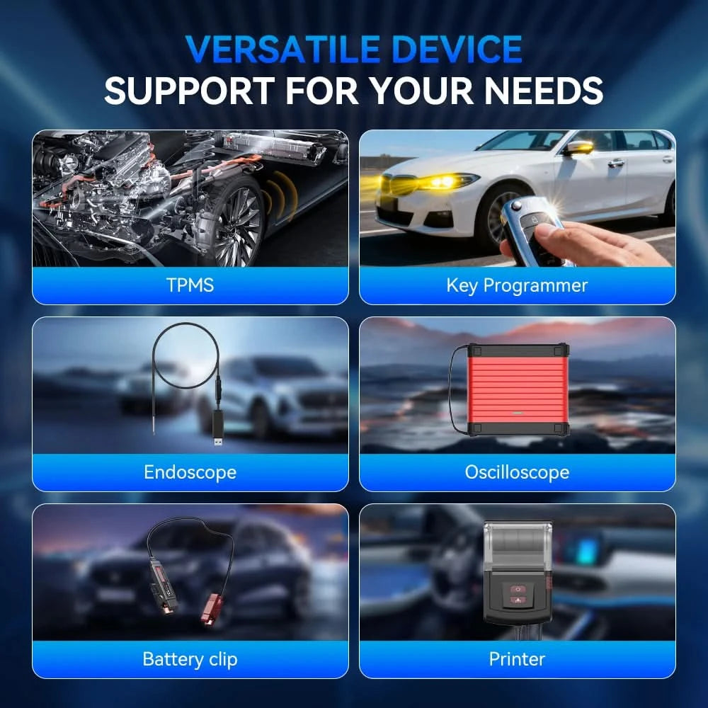 Global Version THINKCAR THINKSCAN 689BT OBD2 Diagnostic Tool DOIP CANFD Bi-directional ECU Coding 35 Resets Lifetime Free Update