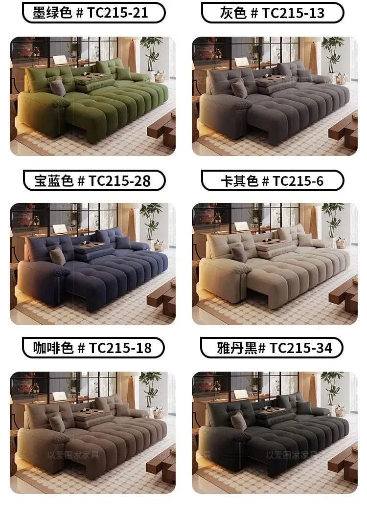 Multifunctional Lounge Electric Sofa Modern Fashion Retractable Sofa Bed Luxury Modern Full Size Frame Furniture Living Room