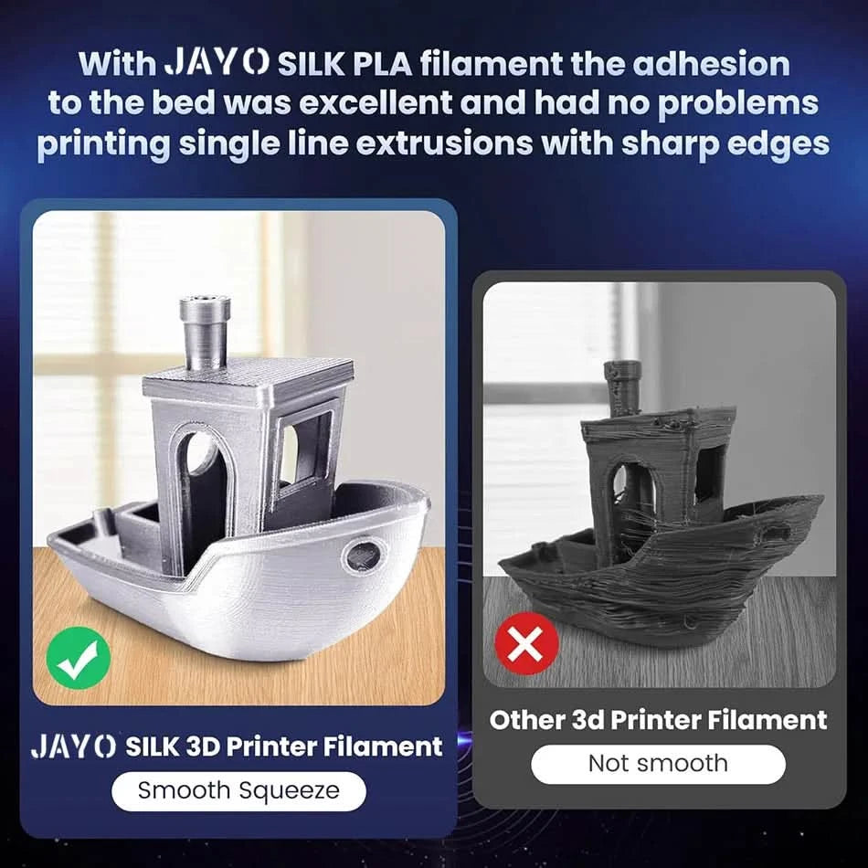 JAYO 3D Filament 1.75mm PLA / PLA Plus / PLA Meta/ Silk PLA+/PLA Matte 3D Prnter Filament 1.1KG For FDM Multicolor Set 10Rolls
