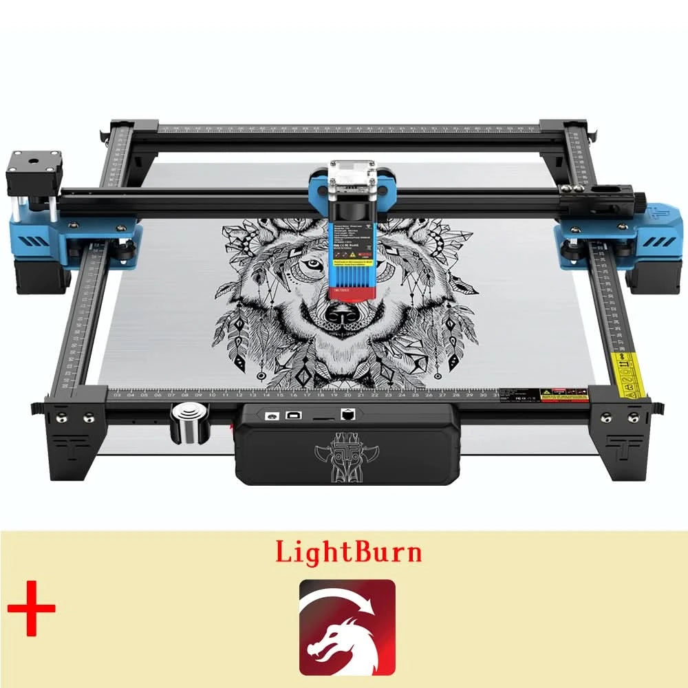 Twotrees 40W/80W Woodworking CNC Laser Engraver TTS PRO Wifi APP Control Metal Glass Ceramic Engraving Wood MDF Acrylic Cutting