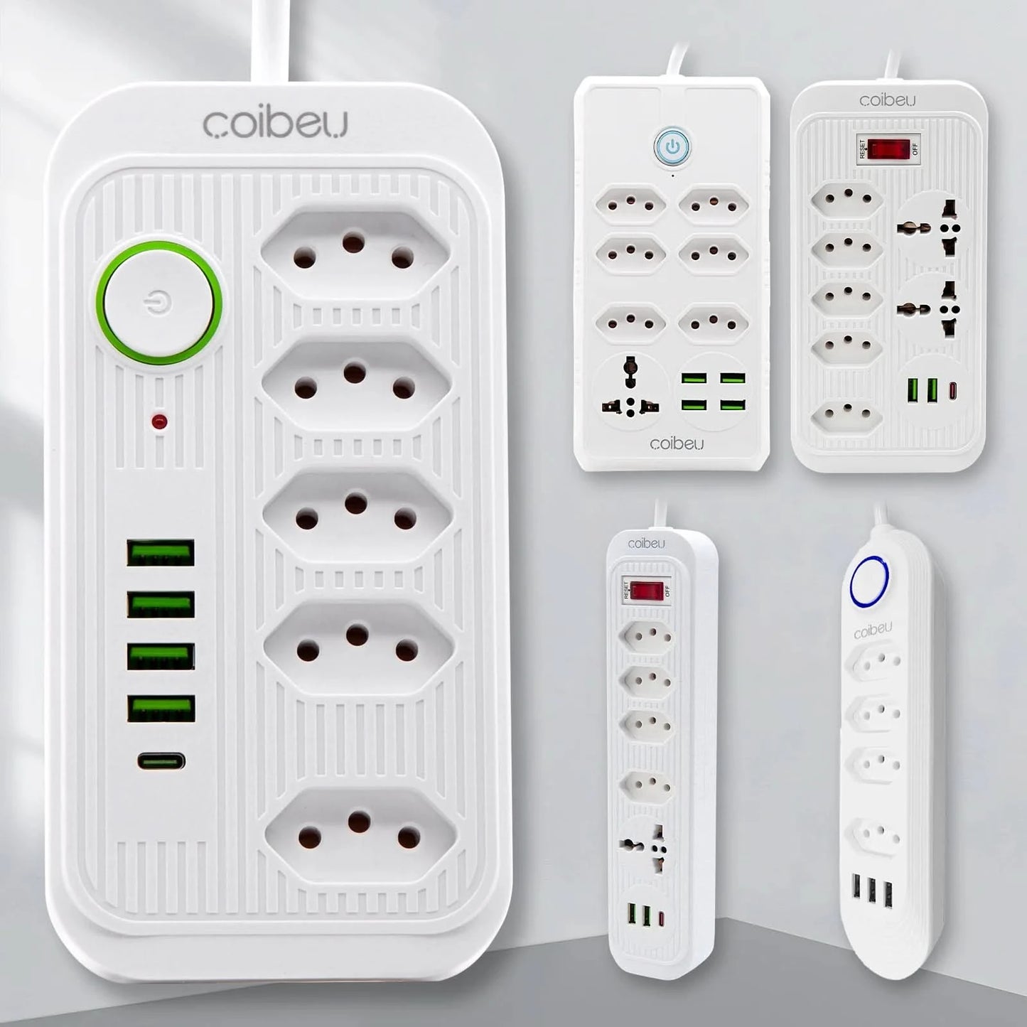 Extension Socket, Power Extension, USB Socket, Socket Line Filter, Regua Power Sockets, Electric Extension, 110-220V,10A
