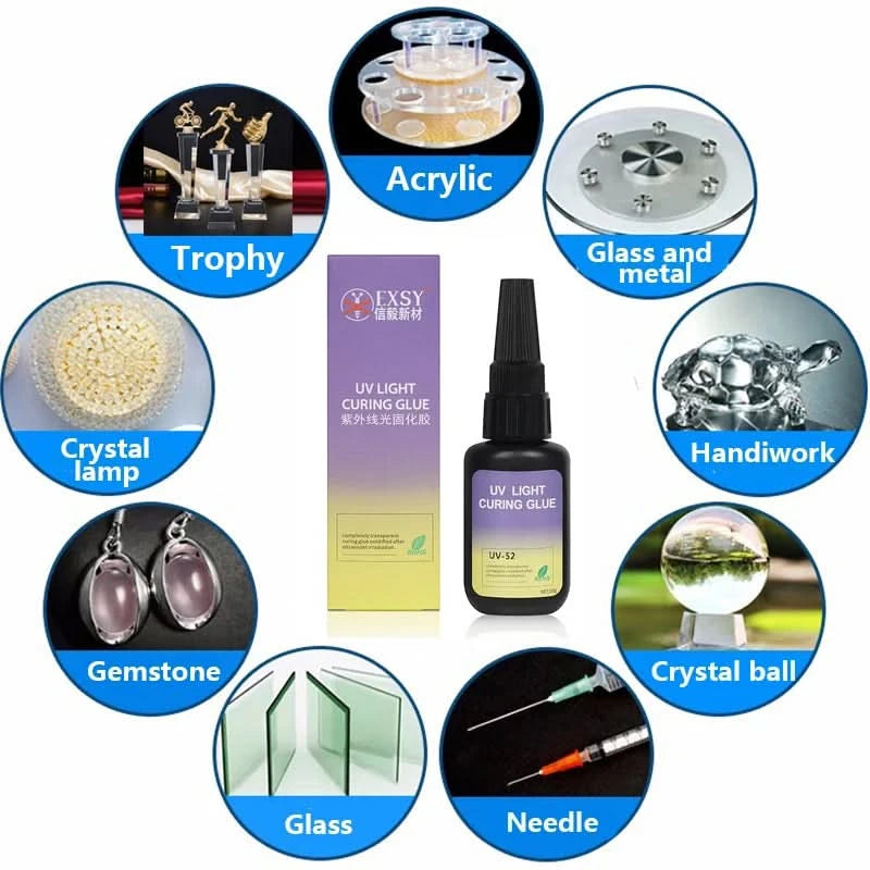 UV Glue Super Bonding Welding Glue Kit UV Curing Glue 5 Seconds Fix Adhesives Sealer Adhesive Bonding & Welding Glue Kit