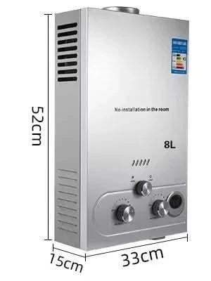Sihao 6L 8L10L 12L 16L18L LPG Hot Water Heater Instant Continuous Gas Boiler Butane Propane Gas Boiler Heater for Camping Outdoo