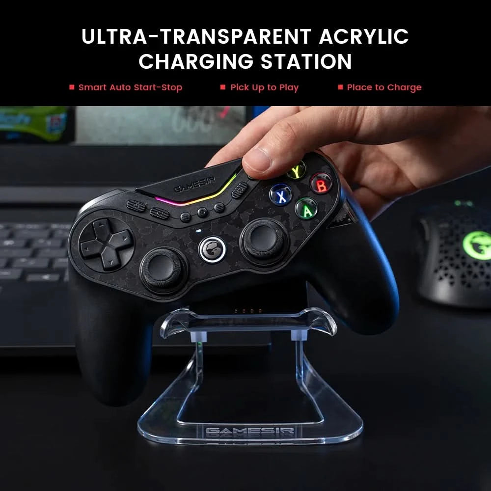 GameSir Tarantula Pro Switch 2 controller wireless gamepad with 9 mappable buttons 6-axis gyroscope Hall Effect triggers and NFC