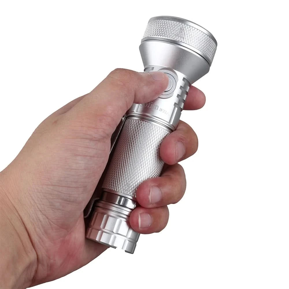 Sofirn IF22A TIR Optics 2100lm LED Flashlight Rechargeable 21700 USB C Powerful EDC Light Torch Outdoor Lantern for Fish