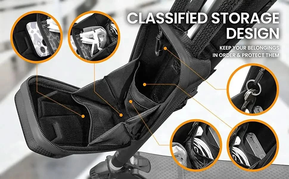 Electric Scooter Bag Portable Large Capacity Car Bag Storage Bag Rainproof Front Storage Handlebar Bag for Scooter Accessories