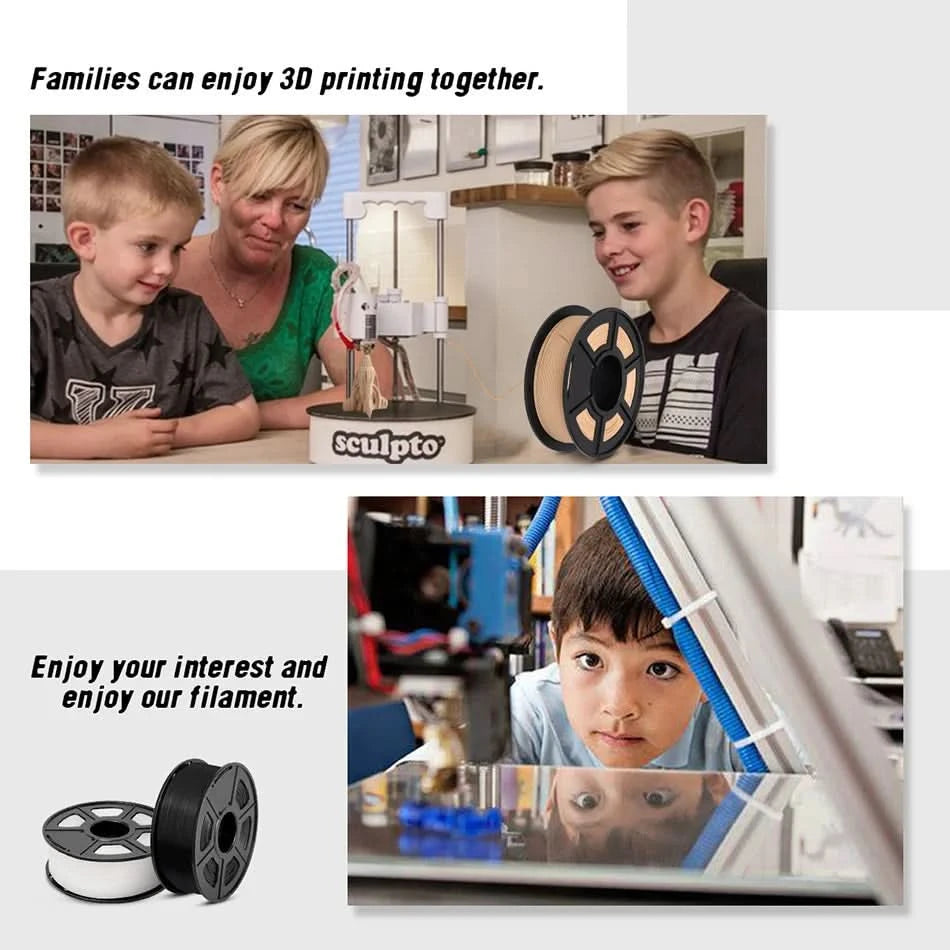 SUNLU 5KG 3D Filament High Speed PLA/PLA META/APLA/PLA MATTE 1.75mm 5Roll 1KG 3D Printer Filament for 3D Printer