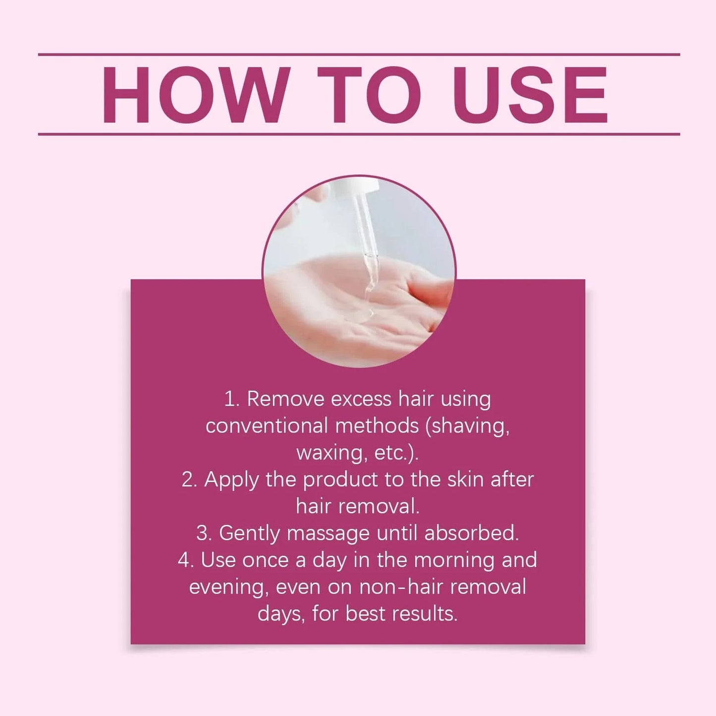 Hair Removal Care Oil Gently Nurtures Skin with Cleansing and Soothing Properties Moisturizing Daily Body Care Oil Hair Removal