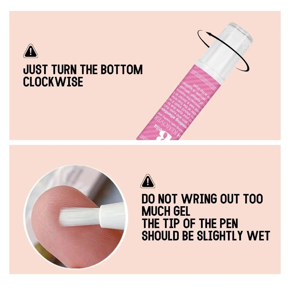 5PCS Eyelash Glue Remover 10ml Lashes Glue Remover Eyelash Extension Glue Remover No Irritating Quick Unloading Adhesive Makeup