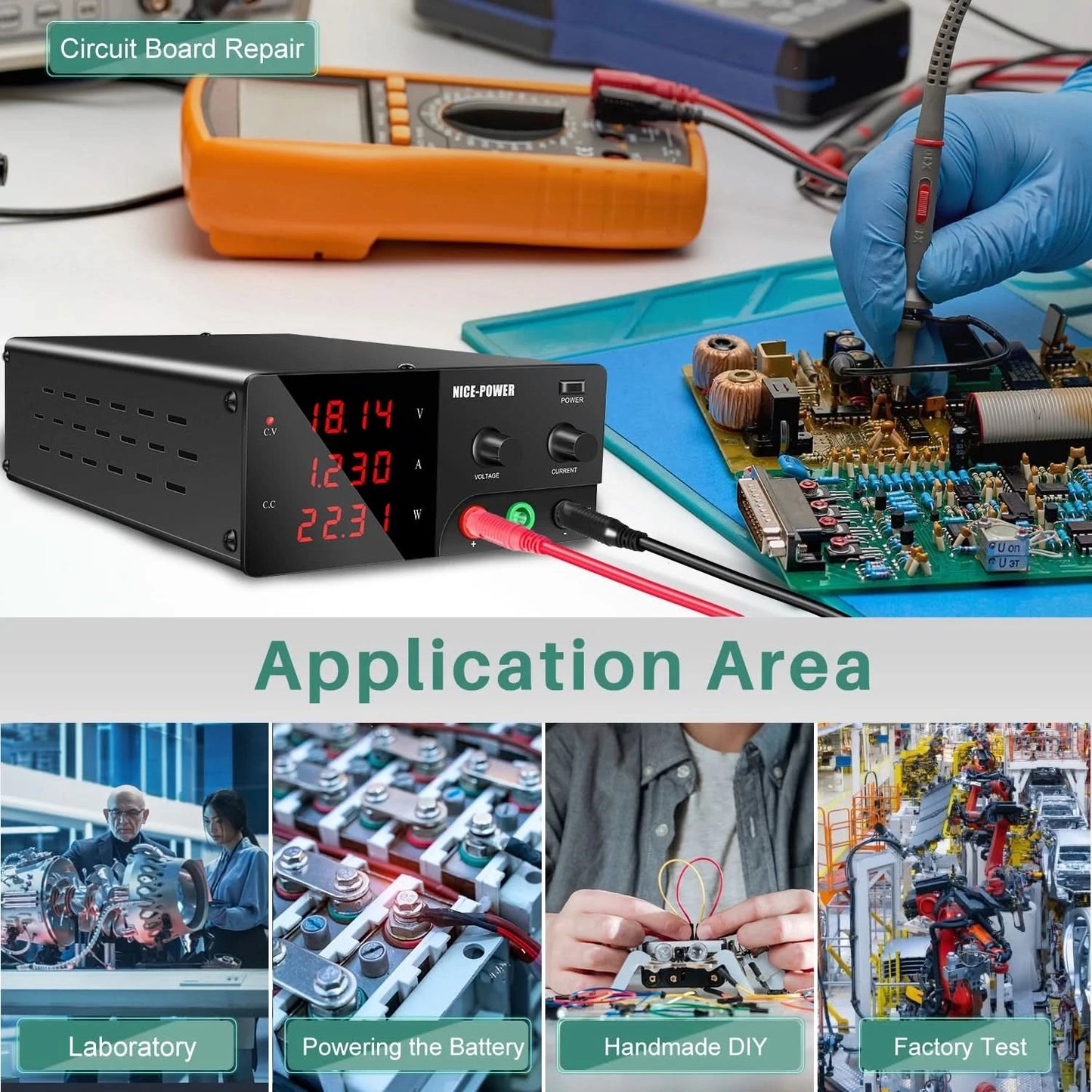 60V 20A Adjustable DC power supply 30V 30A Lab Bench Power Source Stabilized Power Supply Voltage Regulator High Power Source