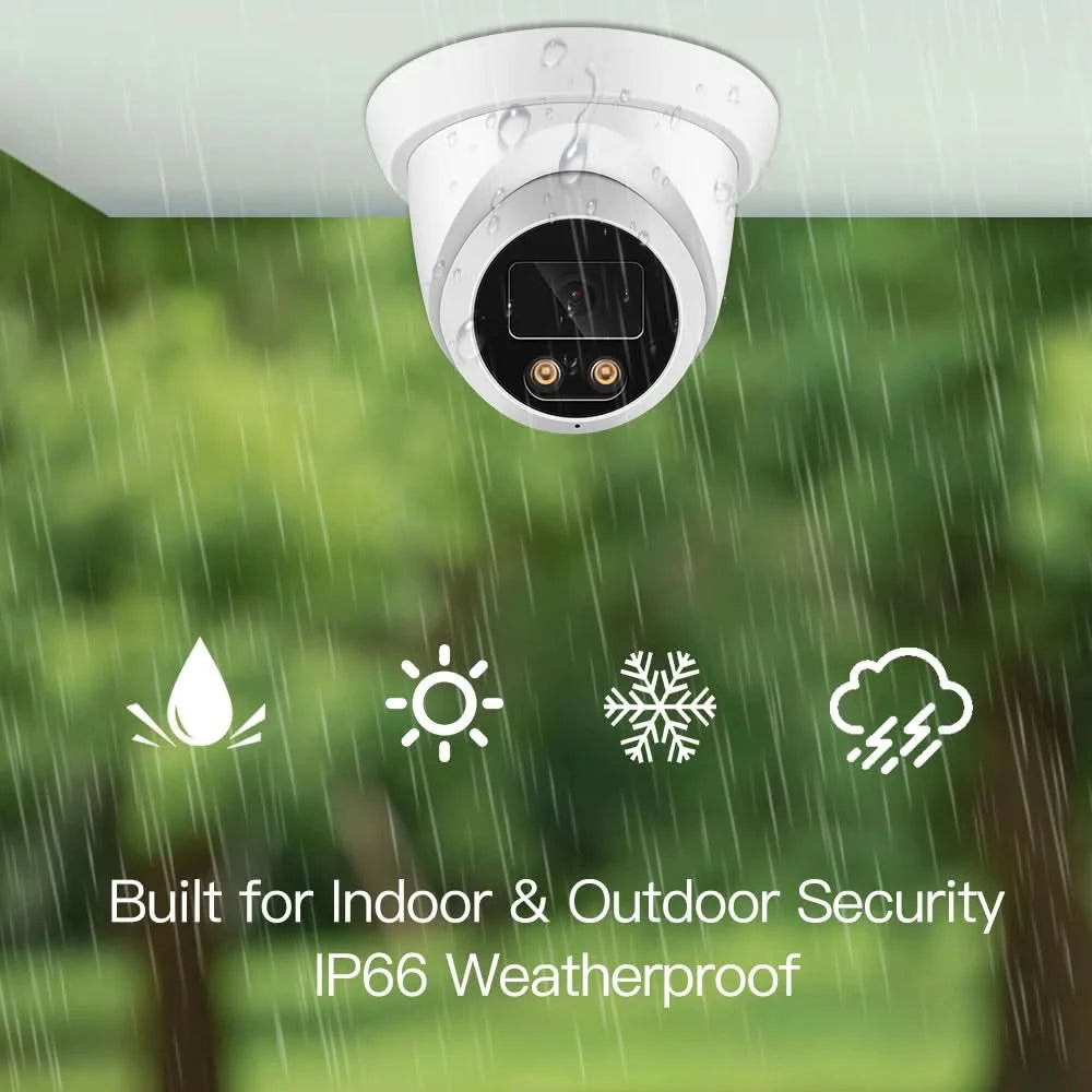 ASECAM Security Camera System 8MP 4K POE NVR Kit CCTV Audio Outdoor AI Color Night Vision Home Video Surveillance Camera