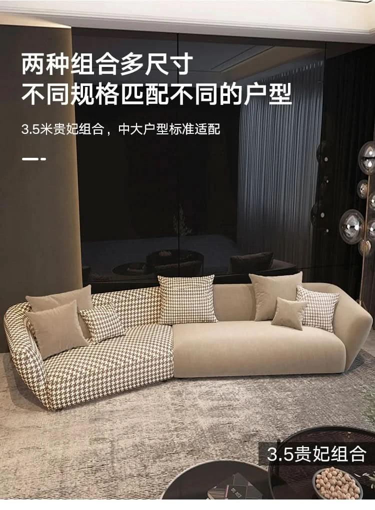 Outdoor Floor Living Room Sofas Curved Garden Lounge Minimalist Sofas Relaxing Hallway Cheap Luxury Wood Divano Home Furniture