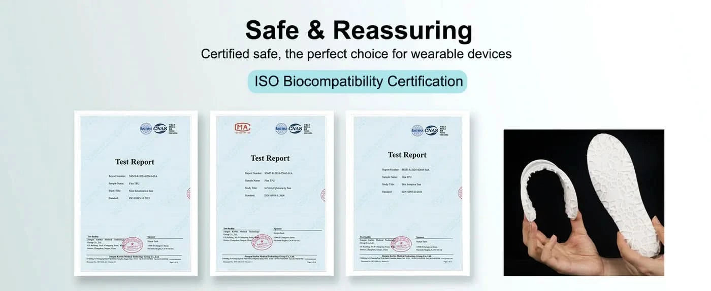 Siraya Tech Flex TPU Filament: 85A Shore, ISO 10993 Certified, High Flexibility&Toughness, Moisture-Resistant, Easy to Print 1KG