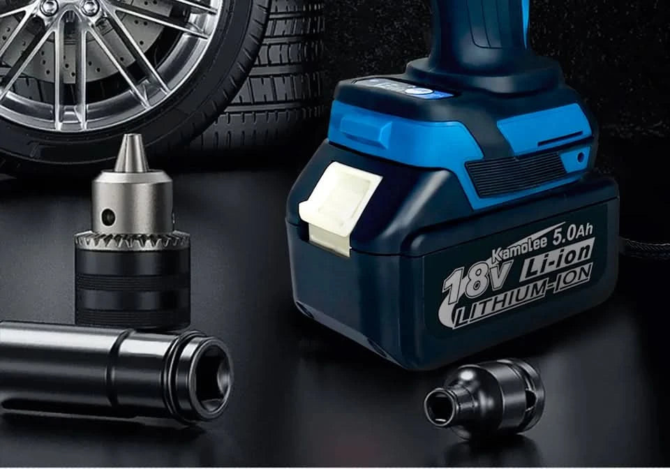 【1800N.m】Kamolee DTW700 Electric Impact Wrench 1800 N.m High Torque 1/2 Inch Automobile maintenance