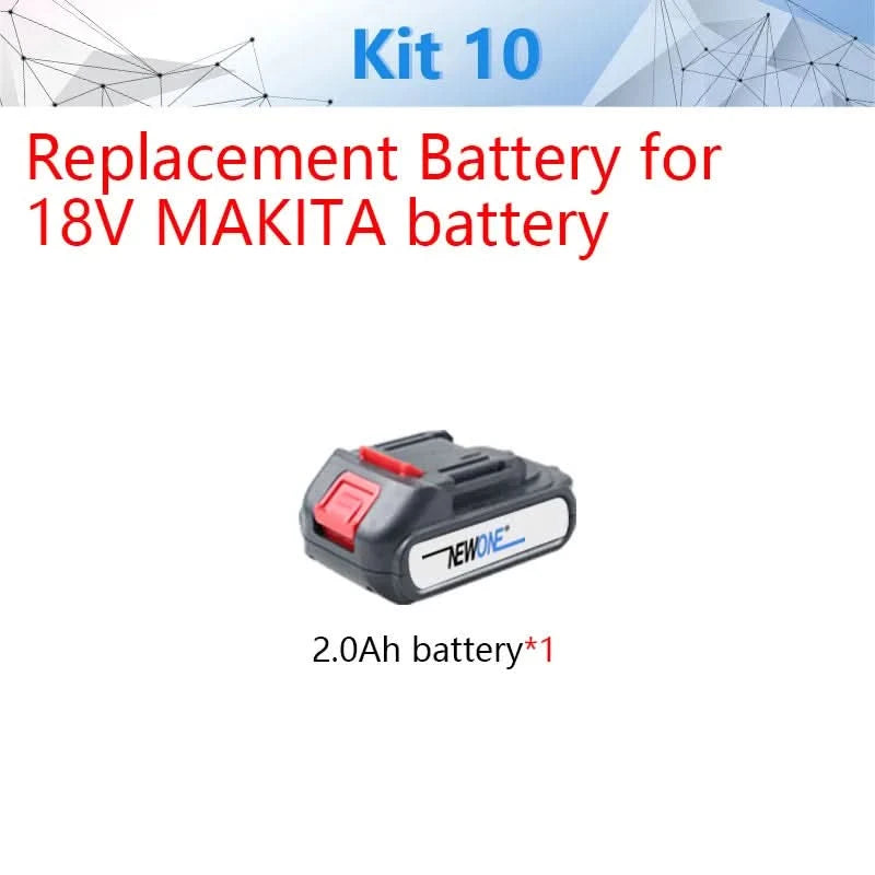 Cordless Anti-Vibration Oscillating Multi Tool Electric Renovation Power Tool  Multi-function Machine For Makita 18V Battery