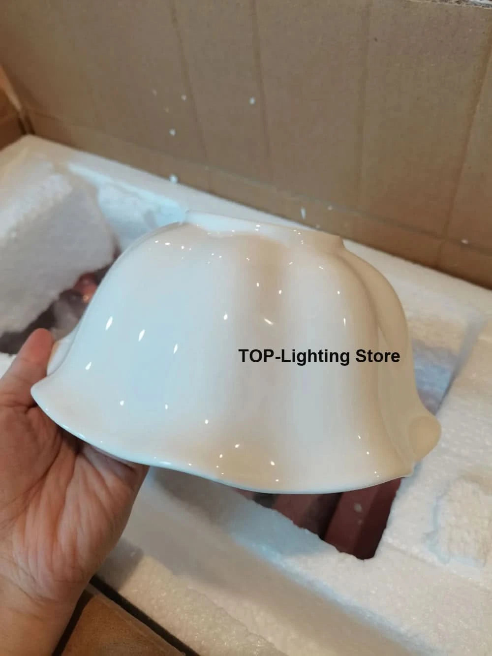 Romatic Princess Room Girl LED Pendant Lamp For Bedroom Lighting Ceramic Glass Sconces Pink Bowknot Ceiling Suspended Light