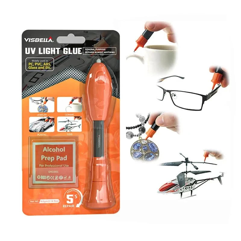 UV Glue Super Bonding Welding Glue Kit UV Curing Glue 5 Seconds Fix Adhesives Sealer Adhesive Bonding & Welding Glue Kit