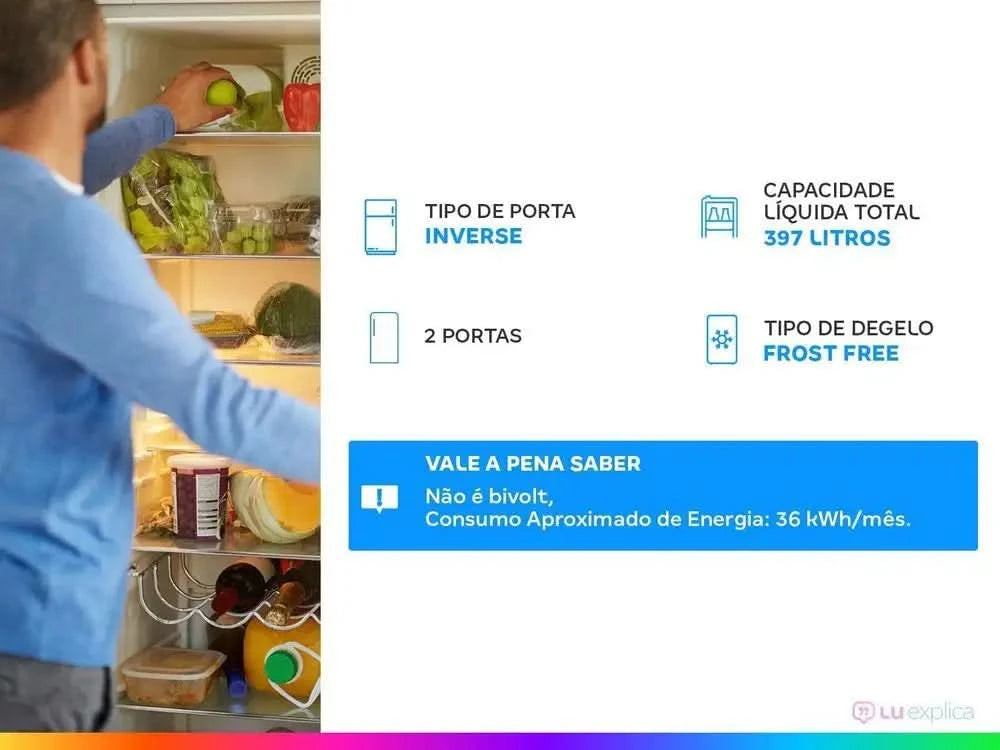Refrigerator/Cooler Panasonic Frost Free I - 110V