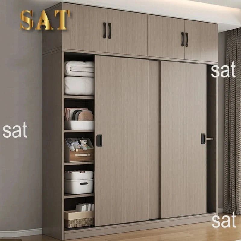 ZEco White Design Wardrobes Organizer Sliding New Bedroom Closet Wardrobe Cabinets Storage Shelf Armoires De Chambre FurnitureZ