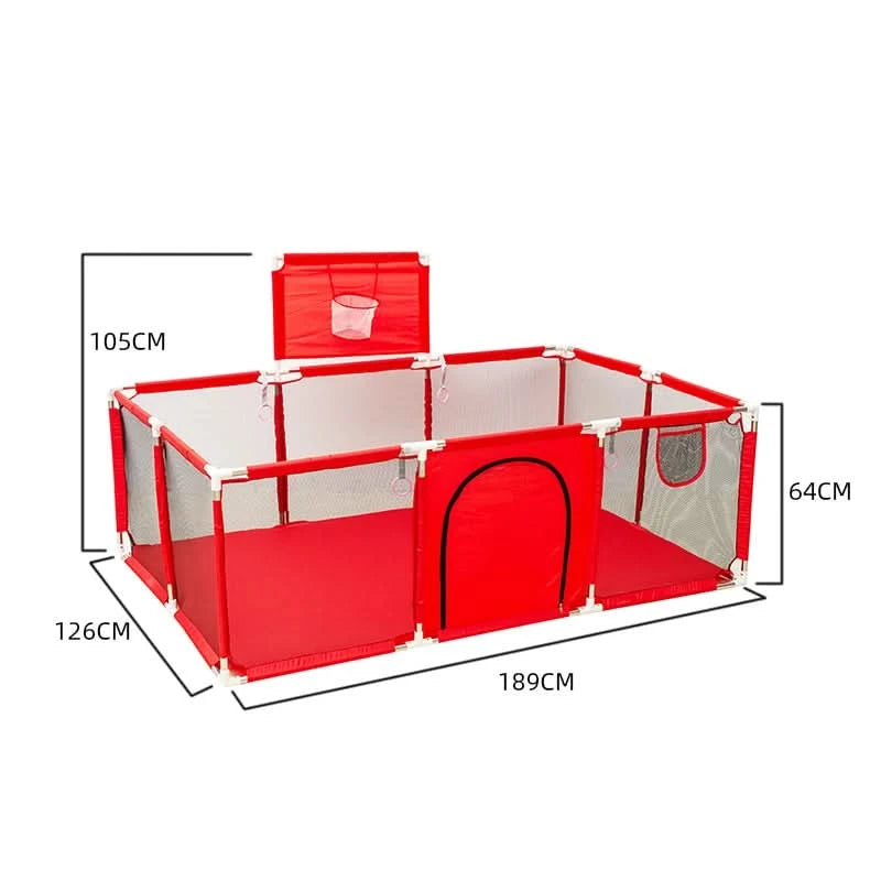 IMBABY-Parque Infantil Grande para Crianças, Cercadinhos De Bebê, Cercadinho Dos Desenhos Animados, Cerca De Atividade De Basque